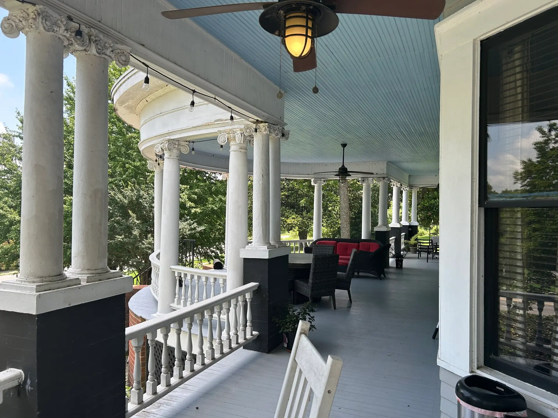 The Edwardian Inn wraparound porch