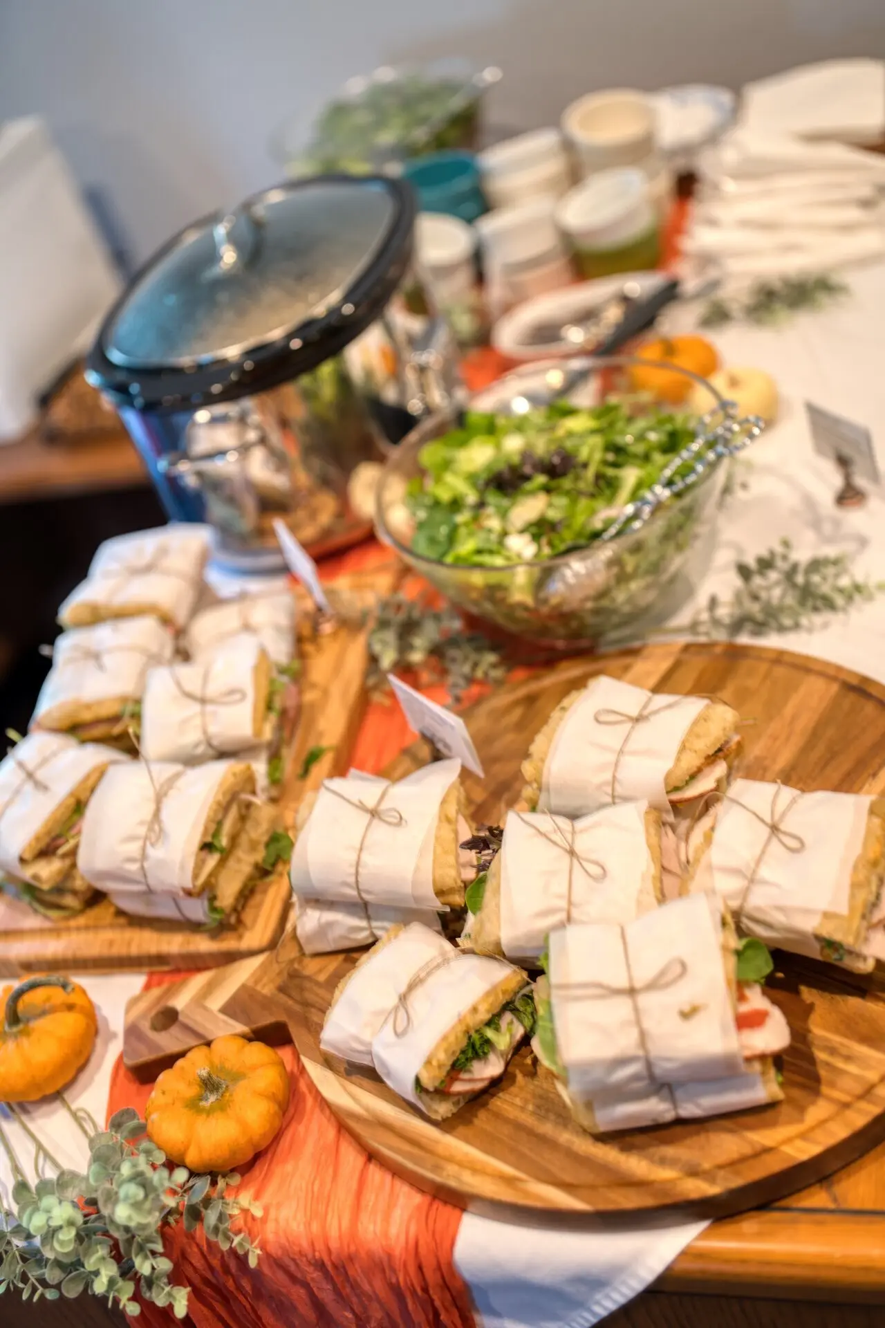 Edwardian Inn catering spread