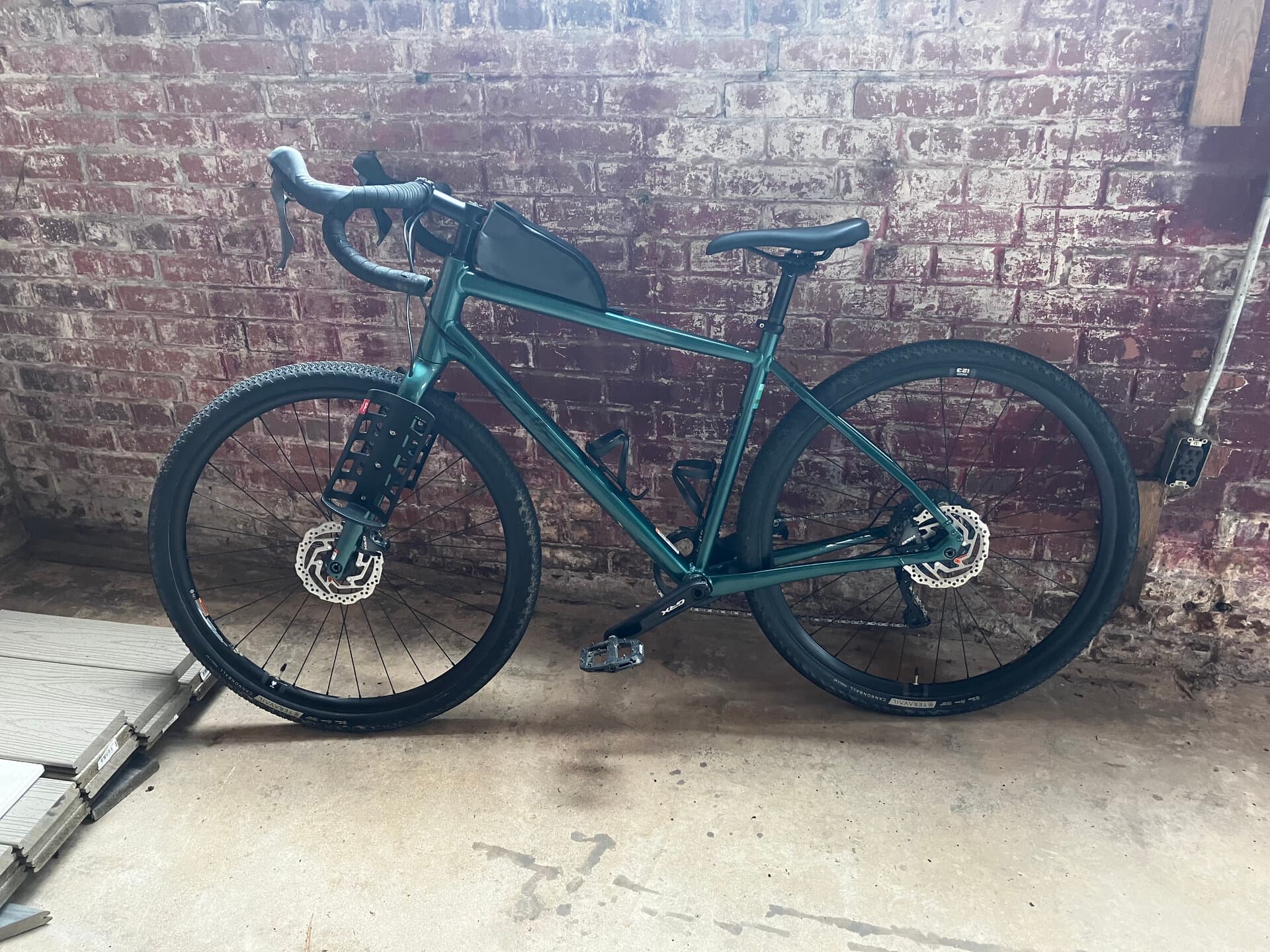 Gravel bike ready for Delta riding