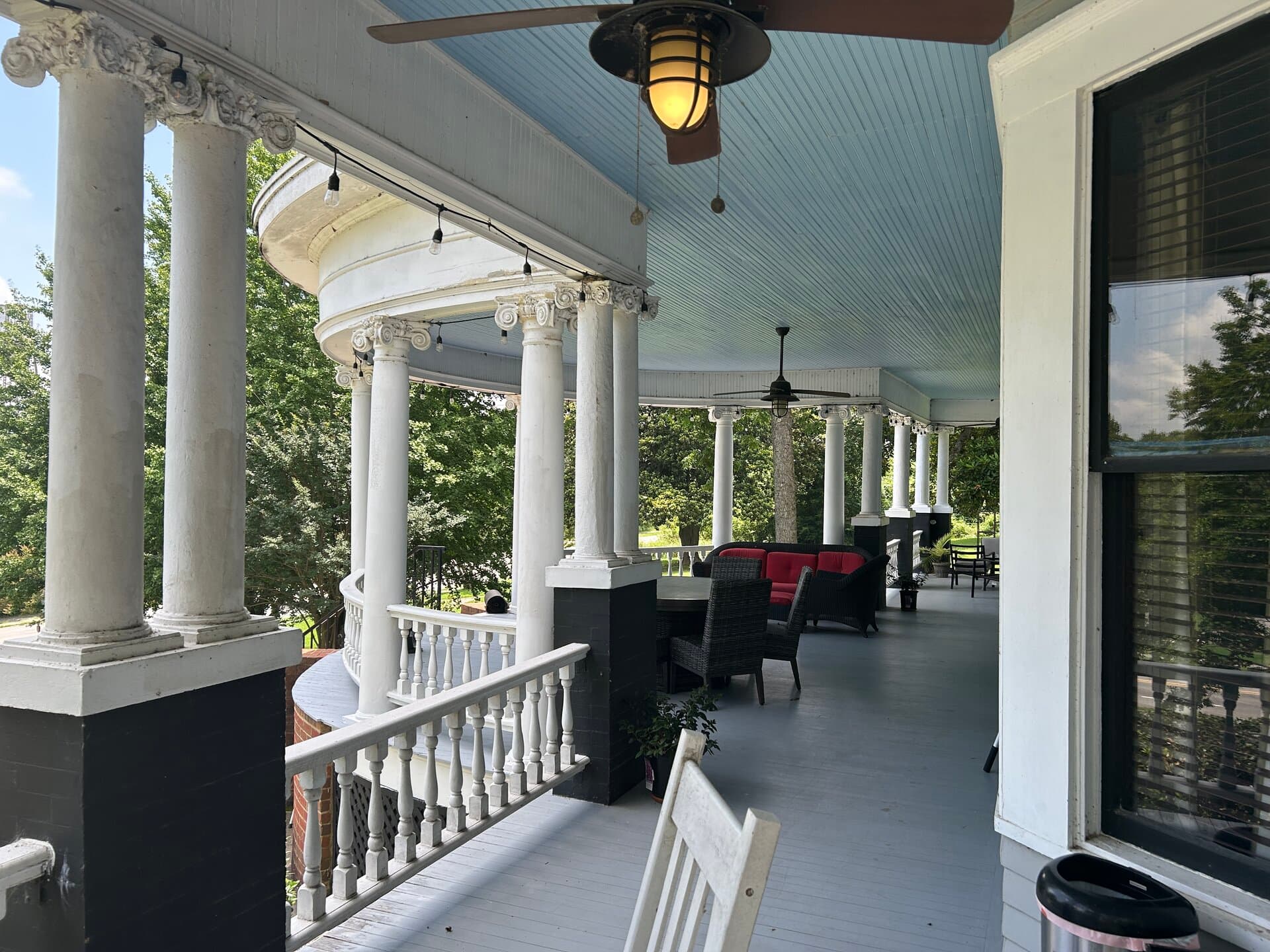 The Edwardian Inn wraparound porch